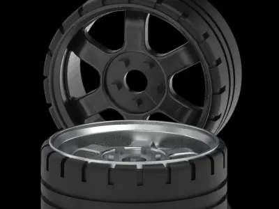 RAYS TE37V  3D print model