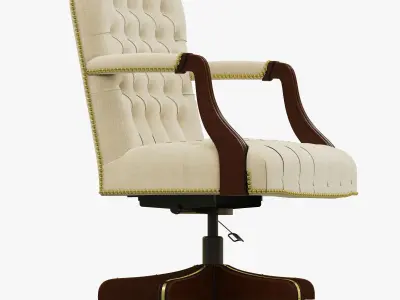 Francesco Molon SWIVEL CASTER ARMCHAIR P35 3D model