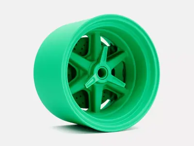 15x10 BRM6 Wheel and Brake 3D print model