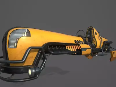 Dieselpunk Overcraft 3D model