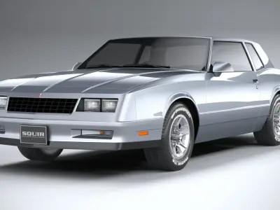 Chevrolet Monte Carlo 1986 3D model
