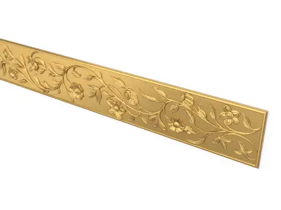 Classic decor ornament carved 25  3D model