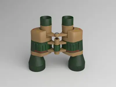 binocular binoculars 3D model