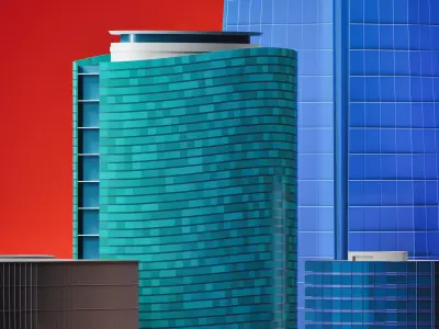 Santiago Chile 3D Diorama 3D model