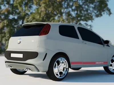 Fiat 500 Abarth 3D model