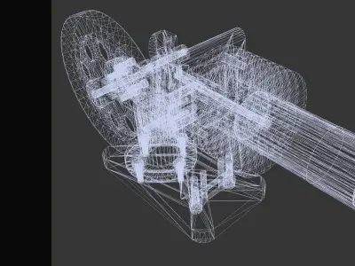Stirling engine 3D model purchase