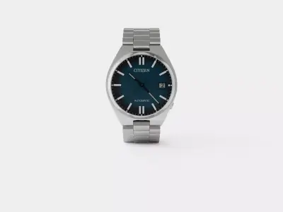 Analog Watch Low-poly 3D model