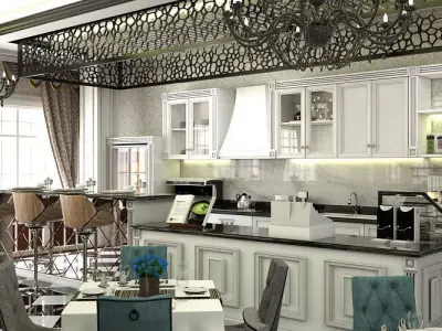 Classic Cuisine Restaurant 3D model