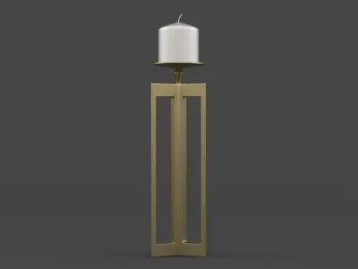 Candle Holder 3D model 5