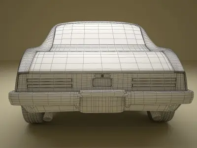 Car Base Mesh 3D model