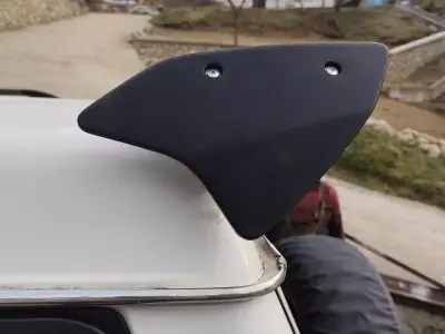 Mitsubishi Pajero spoiler enplate 3D print model