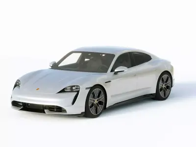 Porsche Taycan Turbo 2020 3D model