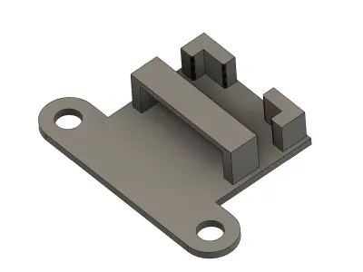 WTS Transponder Mount for 1-10 RC Car Tamiya Group C 3D print model