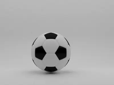Soccer Ball 3D model 14