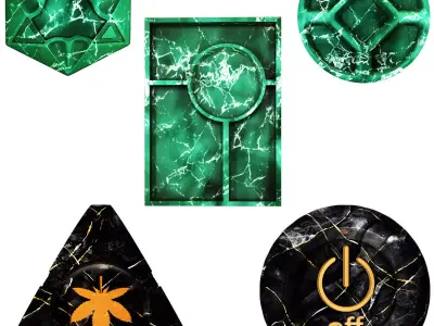 Decorative Stoneware 02 3D model