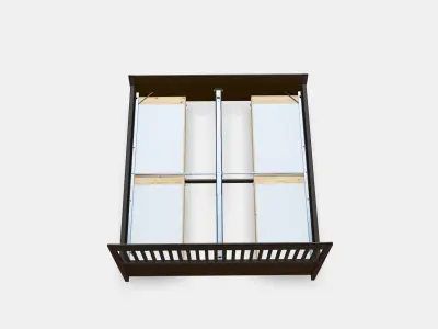 IDANAS Bed frame with storage 2 3D model