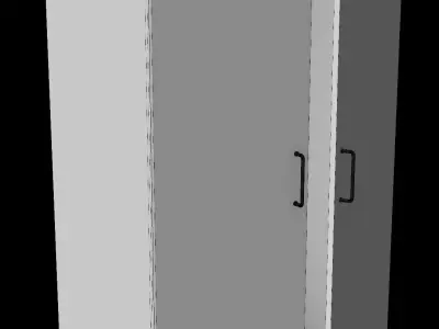 IKEA PAX Cabinet 100x58x201 3D model