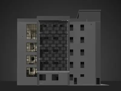 Grey Office 3D model