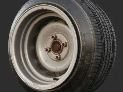 Stance Wheel R13x10 Free low-poly 3D model