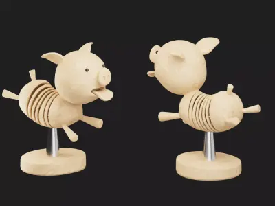 ornament Low-poly 3D model 2