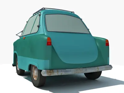 Cars 2 Movie - Professor Z 3D model