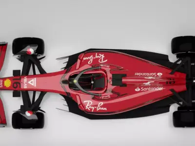 F1 Ferrari SF22 season 2022 Low-poly 3D model