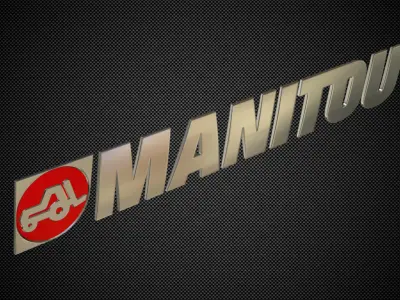 manitou logo 3D model