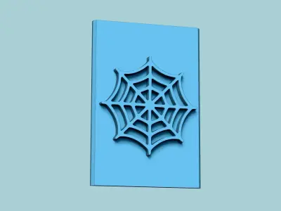 Stamp 48 - Spider Net - Fondant Decoration Maker Toy 3D print model