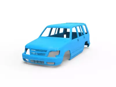 Isuzu trooper 3D Printing Model 3D print model