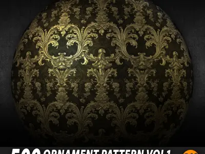 500 ornamental Pattern - 8k Res - Vol1 3D model