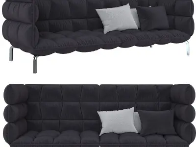 B B ITALIA HUSK SOFA 3d model Low-poly 3D model