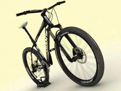 Mountain BIke Giant XTC 3D model