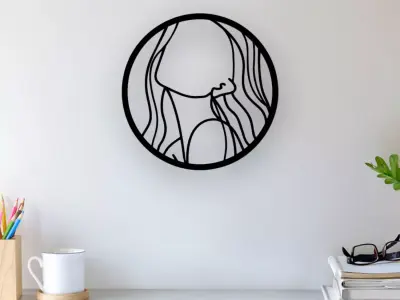 Abstract Wall Art 3D print model 23