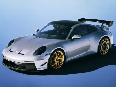 Porsche 911 GT3 992 Manthey Racing 2022 3D model