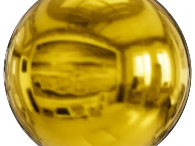 Candlestick mirror ball with painting Free 3D model