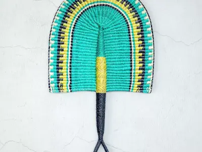African Handwoven Fan 23 3D model