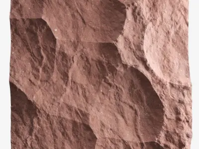 405-RockPanel piece of rock 3D model