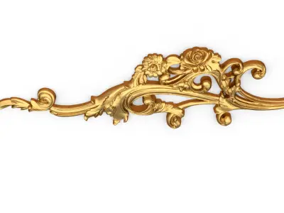 Classic decor ornament carved 27 3D model