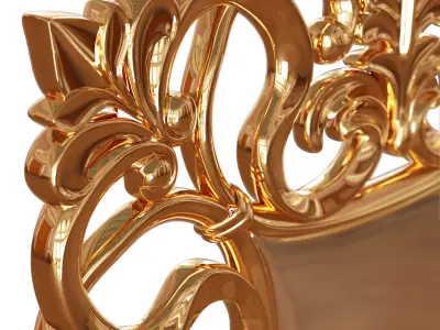 Mirror Italian Baroque big 3D model