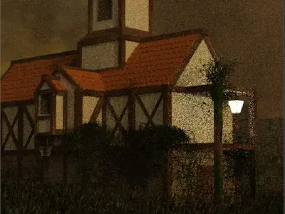 medical house Free 3D model