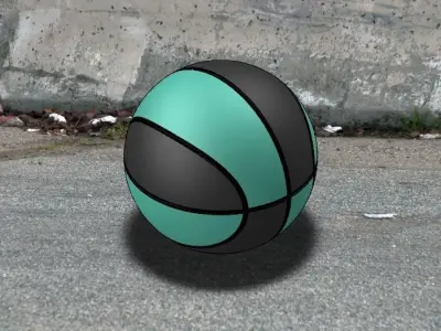 Dude pefect Sample Basketball 3D model