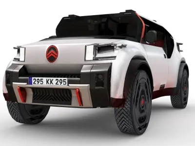 Citroen Oli 2022 Low-poly 3D model