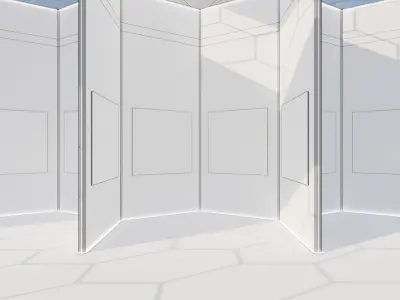 Art Gallery - 01 Low-poly 3D model
