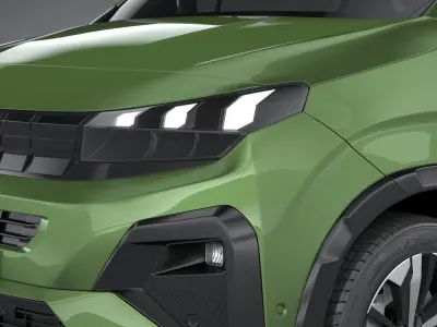 Peugeot Rifter 2024 3D model