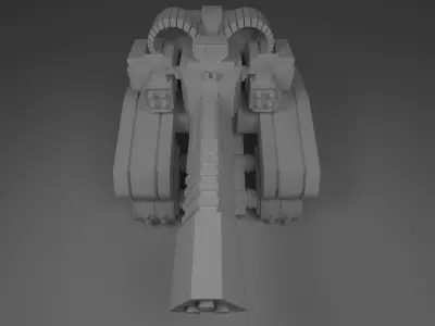 torreta tanke  Free 3D model