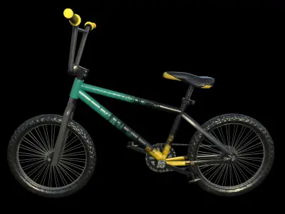 Bicycle - PBR - Textured Low-poly 3D model