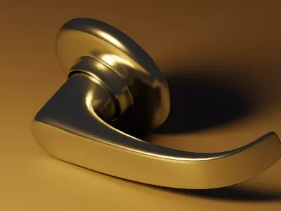 Door Knob Free low-poly 3D model