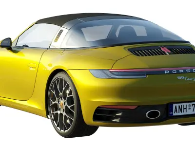 Porsche 911 Targa 2019 3D model