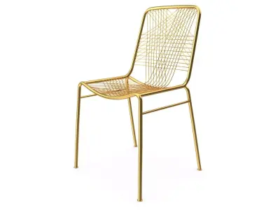 Golden Chair v1 Low-poly 3D model