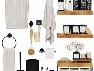 Bathroom Accessories Collection 01